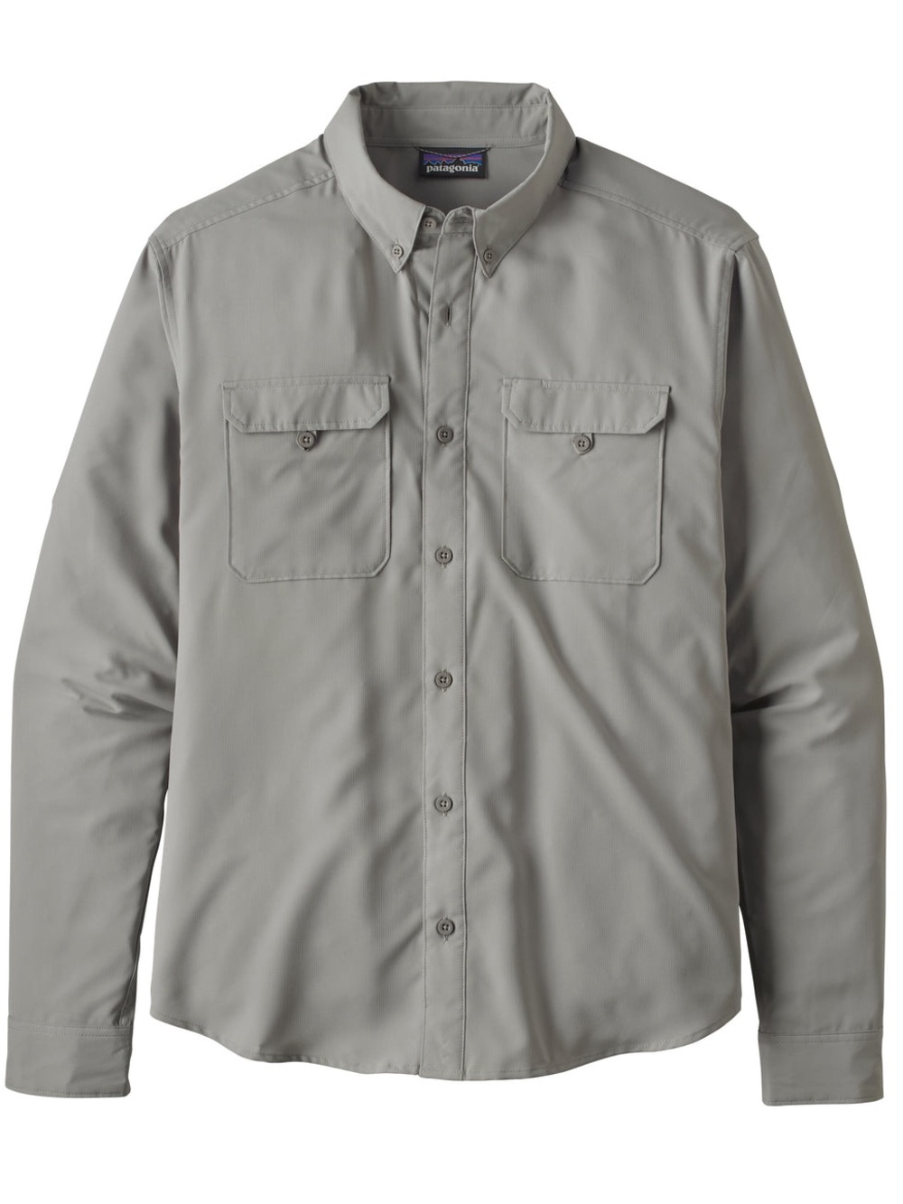 New Condition Patagonia
Men's Long-Sleeved Self-Guided Hike Shirt in Salt Gray